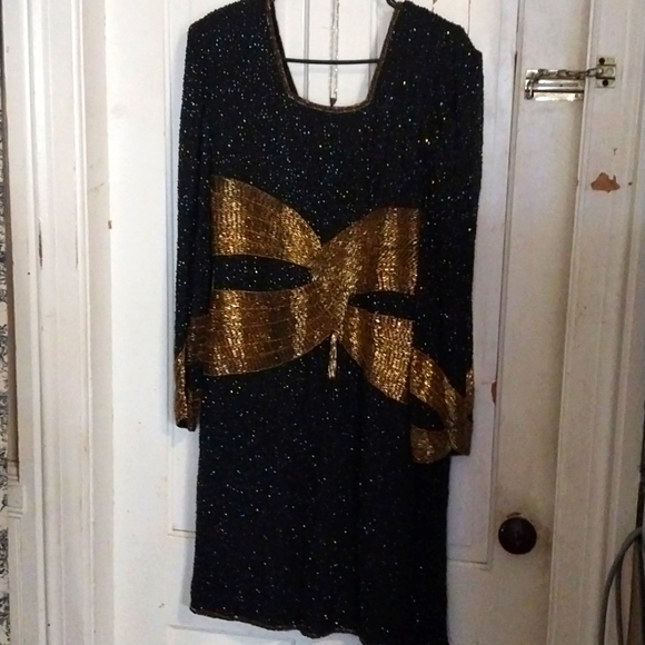 Essence by Mai, beaded cocktail dress. - Picture 3 of 5